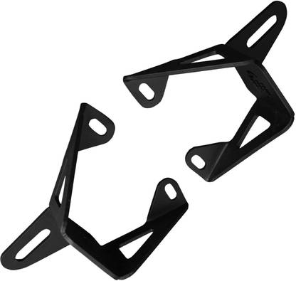 ULTRAWAY Shocker Fog Clamp Light Brackets For Himalayan All Models, Set of 2. (Black). Bike Headlight Mount