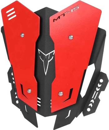 Autoladders Premium Quality Metal Visor For Yamaha MT-15 Bike Windshield` Bike Headlight Visor