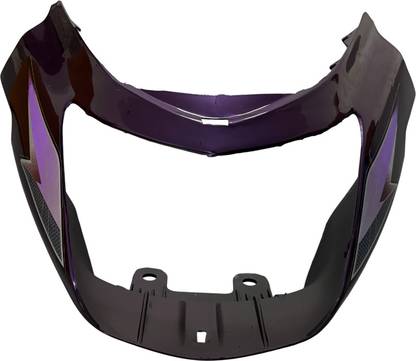 plutoauto Headlight Visor With Glass TVS Star City Old (Purple). Bike Headlight Visor