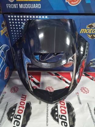 MOTOGEAR Visor for Hero CBZ Xtreme Type-2 (Black) Bike Headlight Visor