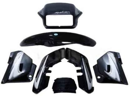 THE ONE CUSTOM SPLENDOR PLUS NEW MODEL BODY KIT BLK/GREY Bike Headlight Visor