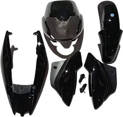 network FIT for Full Body KIT for Pulsar DTSI 150CC Bike Black Set of 4 Bike Headlight Visor