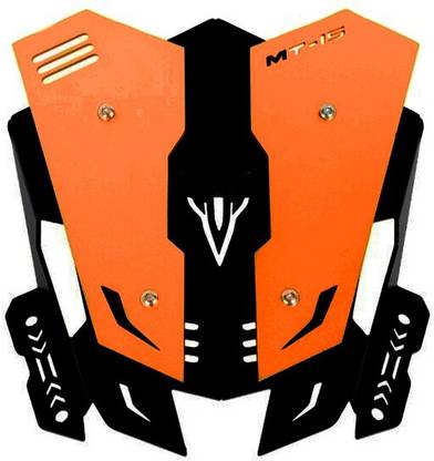 Miwings Classic Standard Electra Thunderbird X, Thunderbird Old, Himalayan (Black) Bike Windshield Bike Headlight Visor