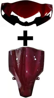 SANTRO Combo of Activa 3G Headlight Visor & Front Nose (FEB 2015 to JAN 2017) Bike Headlight Visor