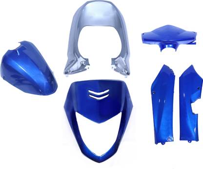 Grow Famous fit for full body kit dio old model set of 4 blue Bike Headlight Visor