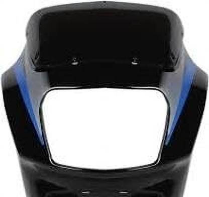 DreamRow TVS Victor Gx Black Blue Bike Headlight Visor