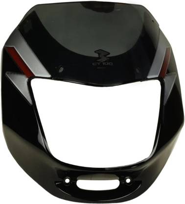 PARASNATH Bajaj CT 100 Red/black Bike Headlight Visor