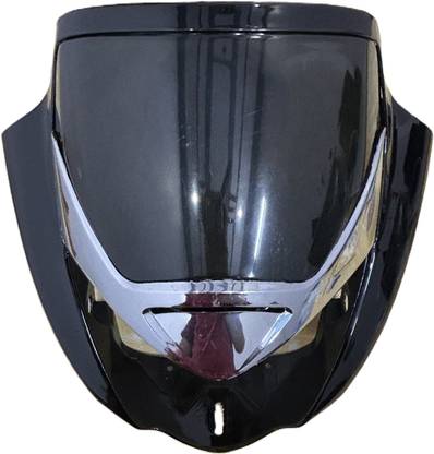 plutoauto Headlight Visor For CB Unicorn New ( Black ). Bike Headlight Visor