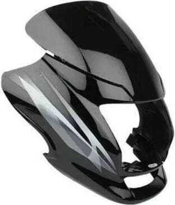 Sai SUPER SPLENDOR I3S 2017 MODEL BLACK/WHITE Bike Headlight Visor