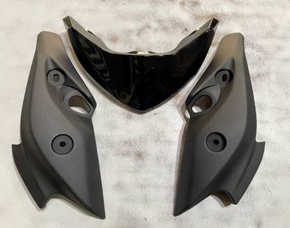 A.A.I FZS Version 1 V1 Matte Black Bike Headlight Visor