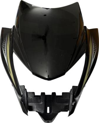 plutoauto Headlight visor For Shine SP With Glass ( Black) . Bike Headlight Visor