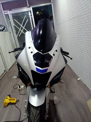 FAVOURITE RIDERS UNBREKABLE R15 V4 VISOR/WINDSHIELD Bike Headlight Visor