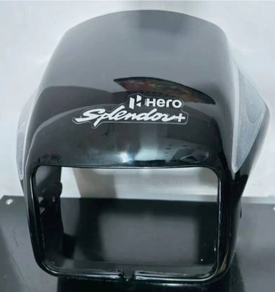 Jinvaani Splendor black grey visor Bike Headlight Visor
