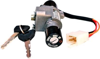 deutsche Ignition Cum Steering Lock Compatible With Hero HF Deluxe BS-VI (2021 Model) DEUS-0426OH Key Switch Lock