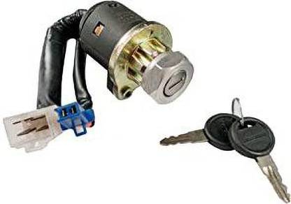 deutsche Ignition Cum Steering Lock Compatible With Bajaj Auto 3Wheeler 205 (4+2 Wires) Bajaj 3W 205 (4+2 Wires) Key Switch Lock