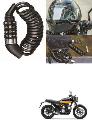 ENEMYT Multi-functional 4 Digit Combination Helmet Lock For CB350RS Combination Lock