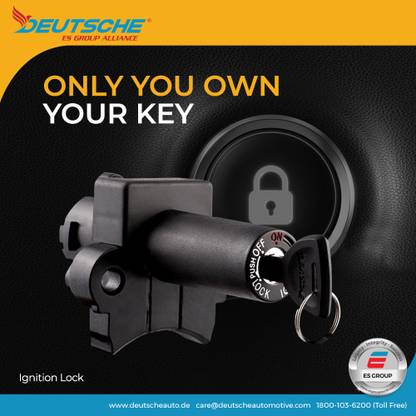 deutsche Ignition Lock Fit For Bajaj Auto 3Wheeler RE 2S KS Compact(Petrol)(3 Wires) for Bajaj 3W RE 2S KS Compact (Petrol) 3 Wires) Key Switch Lock