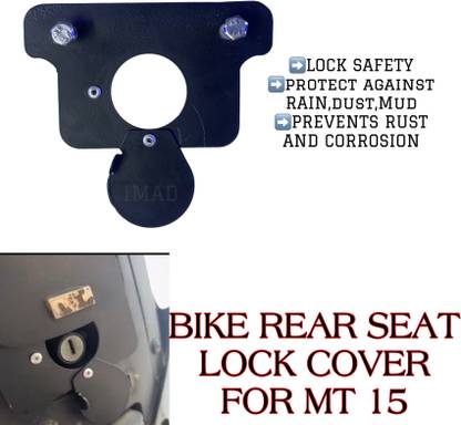 imad MT15 REAR SEAT LCOK M15 BIKE REAR SEAT LOCK COVER Quick Release Lock