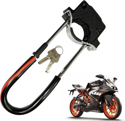 Dhe Best Bike Front Shocker Lock Wheel Lock For KTM RC 200 Bike Front Shocker Lock Wheel Lock For KTM RC 200 Wheel Lock