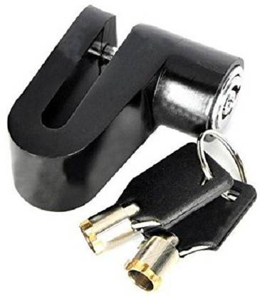 ALLEXTREME Heavy Duty Mini Bicycle Motorcycle Brake Disc/Disk Lock Security Anti-Theft Safety With 2 Keys Disc Lock, Wheel Lock