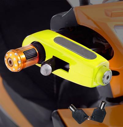 subton Cycle lock Scooty Lock Brake Lock Clutch Lock Bike Lock with Anti Theft Alarm & 2 Keys |All 2 Wheelers Scooty Bike Compatible Disc Lock