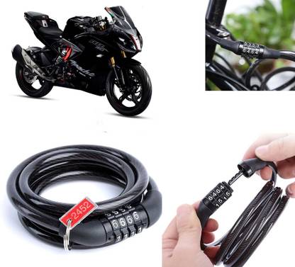 AUTO PEARL Multipurpose Heavy Duty, Security Number Lock for Apache RTR 310 BS6 Multipurpose Heavy Duty, Security Number Lock for Apache RTR 310 BS6 Combination Lock