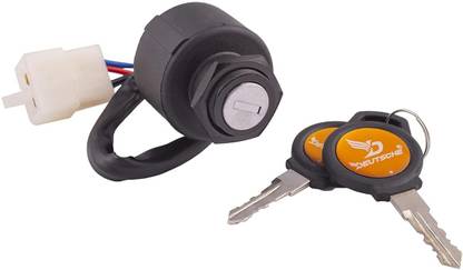 deutsche Ignition Lock Compatible With Royal Enfield Classic/Electra/Standard DEUS- 0420D Key Switch Lock