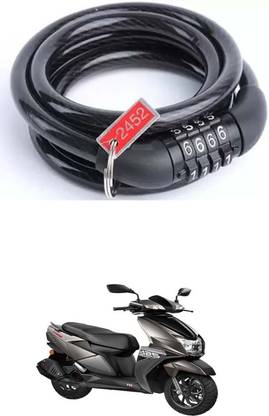 E-Shoppe Bike Number Smart Lock For Ntorq 125 Quick Release Lock