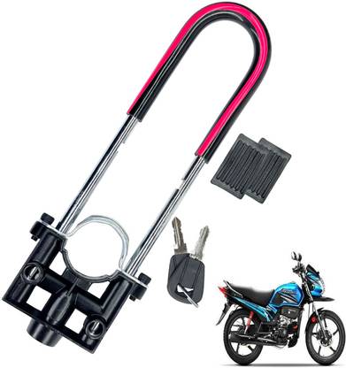 Generox Security Lock for Passion Pro TR Heavy Duty Red and Black Passion Pro TR U Lock