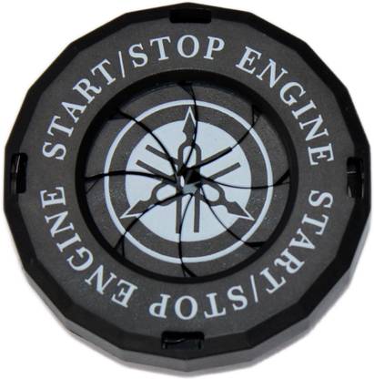 MIKANIX Rotary Bike And Car Engine Start/Stop Switch Cover/Ignition Lock Cap Push Button Key Switch Lock