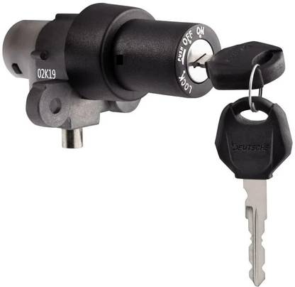 deutsche Ignition Cum Steering Lock Compatible With Yamaha FZ-S/ FZ (Fi)|FZ-S (Fi)VER 2.0 DEUS-0427Z Key Switch Lock
