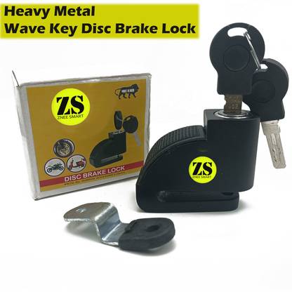 Znee Smart ZX200 ZX150 COMPUTERISED WAVE KEY / DISC BRAKE LOCK / SECURITY BIKE LOCK FOR ALL BIKES Disc Lock