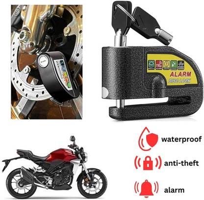 ENEMYT Motorcycle Alarm Lock Anti-Theft Alarm Wheel Disc Brake For CB300R Disc Lock
