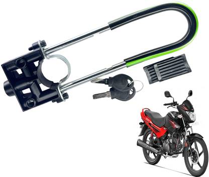 Generox Security Lock for Glamour Fi Green and Black Glamour Fi U Lock