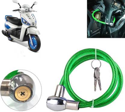 AUTO PEARL Multipurpose Heavy Duty, Goti Lock for Gusto Cable Key Lock for Bikes, Bicycle, Helmet, Luggage_425 Chain Lock