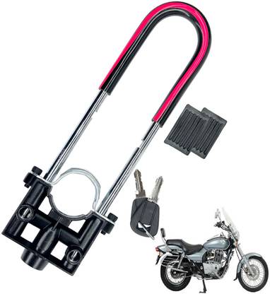 Generox Security Lock for Avenger 220 DTS-i Heavy Duty Red and Black Avenger 220 DTS-i U Lock
