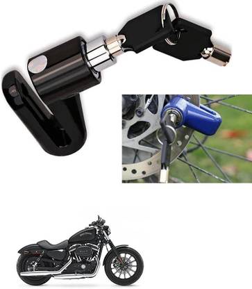 autoformonix Motorcycle Disc Brake Lock Security for Harley Davidson Disc Lock
