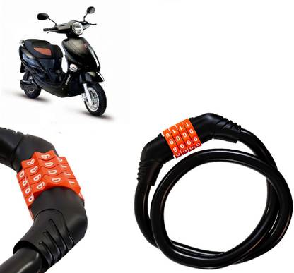 AUTO PEARL Multipurpose 4 Digit Security Anti-Theft Lock (Orange) for Electric Photon Multipurpose 4 Digit Security Anti-Theft Lock (Orange) for Electric Photon Combination Lock