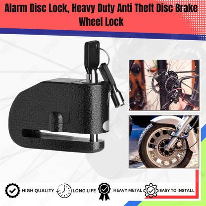 SRPHERE DS2 1 Pcs Combo Set Disc Alarm Lock Motorcycle Alarm Lock Disc Lock