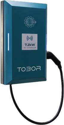 Tobor 7.2kW EV(Electric Vehicle) Type 2 Single Gun AC Charger for 4 Wheelers Per Phase 32 A Bike Mobile Charger