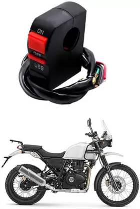 Riya Touch Bike Handle Bar Universal Switch With USB EW-1078 2 A Bike Mobile Charger