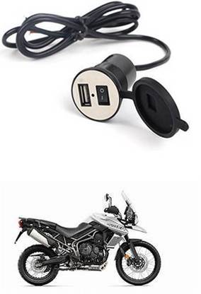 FKOK Bike USB Charger Socket Power Outlet 5V 2 A for Tiger 800 XCA 12 A Bike Mobile Charger
