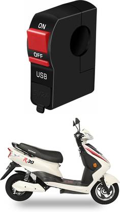 Enfield Works Bike Handle Bar Universal Switch With USB EW-228 2 A Bike Mobile Charger