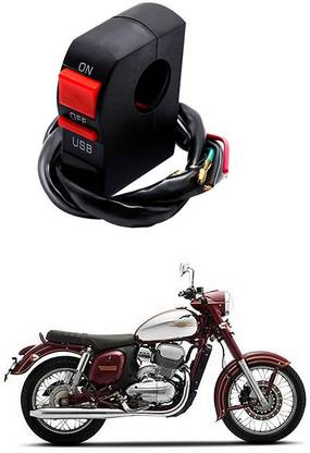 Enfield Works Bike Handle Bar Universal Switch With USB EW-1140 2 A Bike Mobile Charger