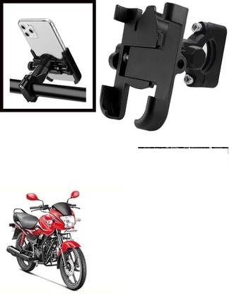Ultra Wise 360 Degree Rotating Mirror Universal Bike Mount Holder Version 2 Metal Body Bike Mobile Holder