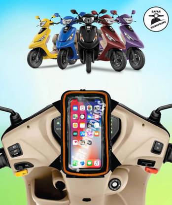 Hamza Store Universal Waterproof Mobile Holder / Pouch-Bag for All Scooters Scooty Bike Mobile Holder