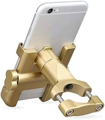 GADGET ADDA Bike Phone Stand 360 Degree Rotating Mirror Cradle Stand for All Smartphones Bike Mobile Holder