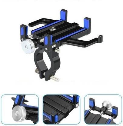 BROLAVIYA Aluminum Alloy Mobile Phone Holder for Motorcycle Bike Bicycle MTB Handlebar Mount Bike Mobile Holder