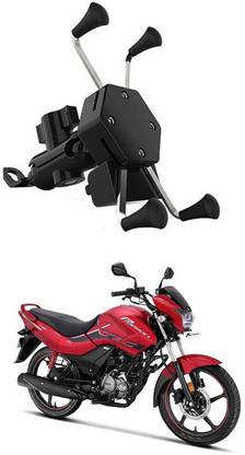 AYW Bike Mobile X-Grip Holder With Charger For Hero-Passion-Xtec Bike Mobile Holder