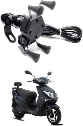 Enfield Works X-Grip Mobile Holder With USB Charger For Bike EW-2134 Bike Mobile Holder